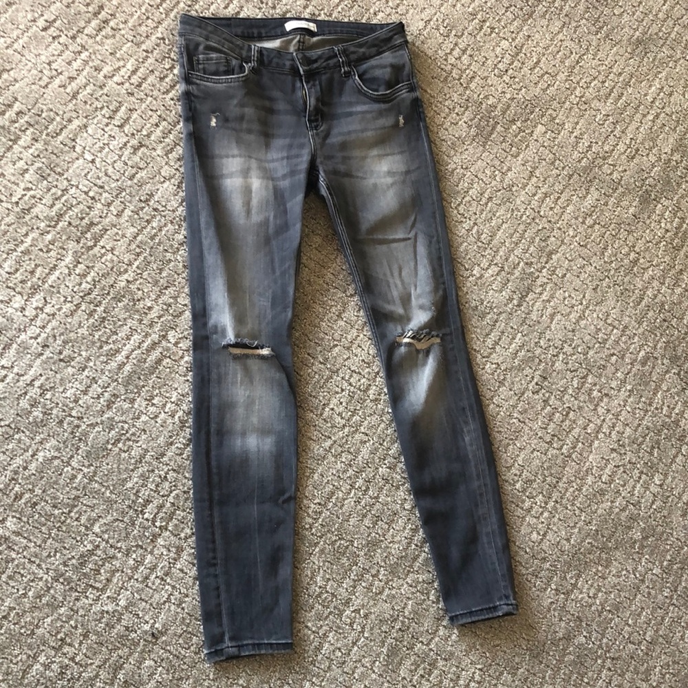 Zara Skinny Denim in a Grey Wash